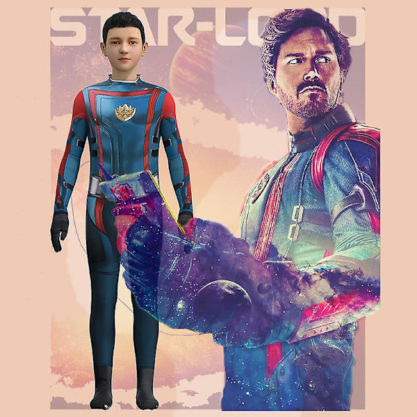 Guardians Of The Galaxy 3 Starlord Peter Quill Halloween Cos -lavaasu 140cm