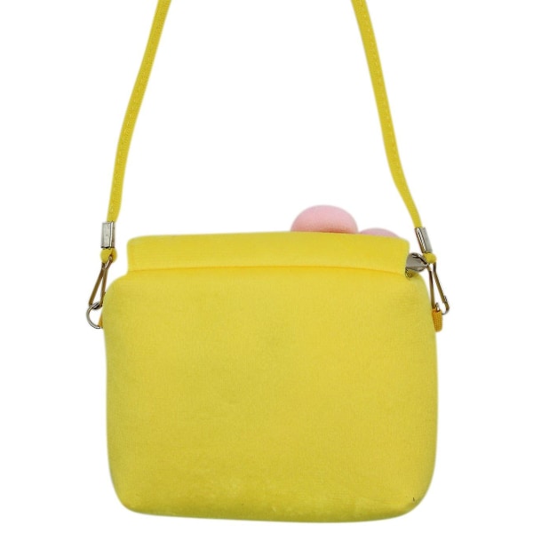 Little Girl Fashion Flower Messenger -olkalaukku Pehmo Yellow