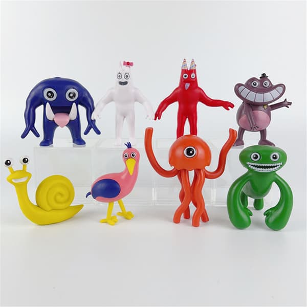8 kpl Mini Doll Collections Toimintahahmoleikkisetin koristelu