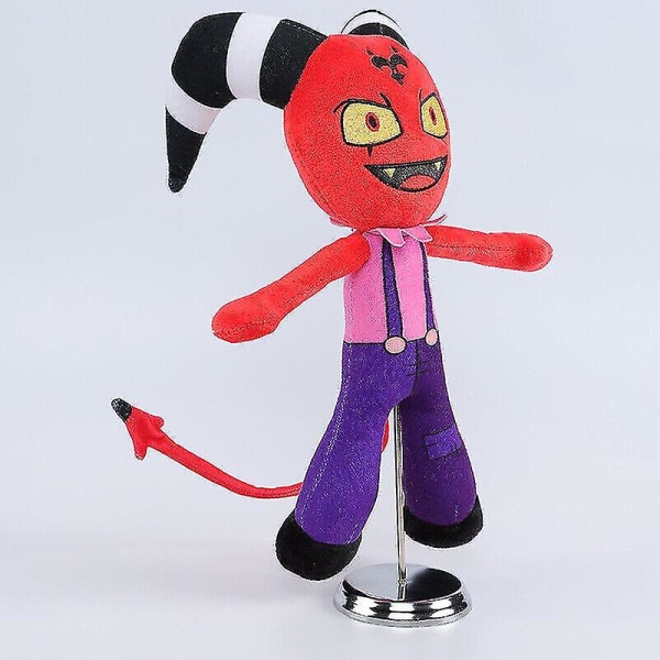 Helluva Boss 2 plyschleksaker Blitzo Moxxie Millie Loona Monster Devil Dolls 30 cm Red horned devil