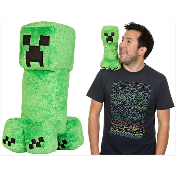 Minecraft plysch docka leksak söt och söt sällskapsdocka sitting little steve 25cm