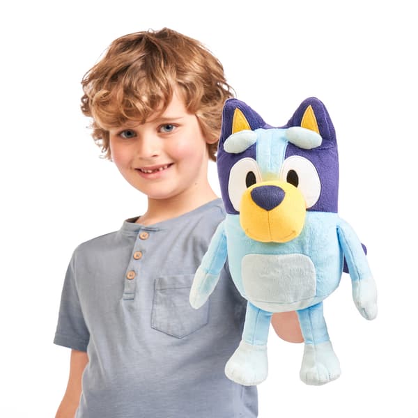 Bluey - 13" Talking Bluey plysj blue none