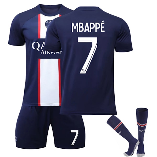 bappe Børne Fodboldsæt Fodboldtrøje Træningsdragt 22/23 Hjem new Fodboldsæt M