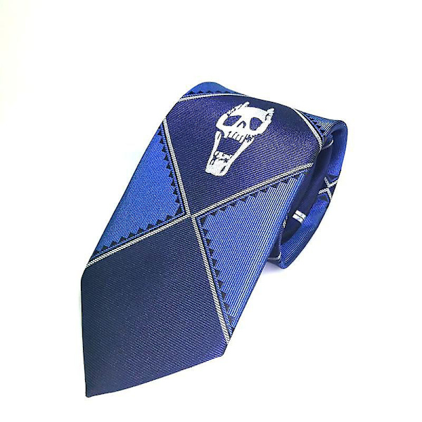 Anime Jojos bisarra äventyr Kira Yoshikage Cosplay Tie Killer Queen Skull Neck Heavens oor Cosplay kostym rekvisita W D