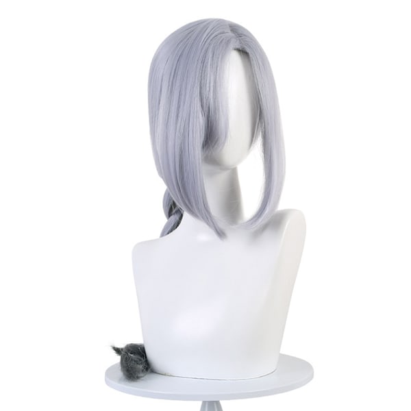 Spil Genshin Impact Shenhe Cosplay Peruk Blå Vit Färg Lång Br