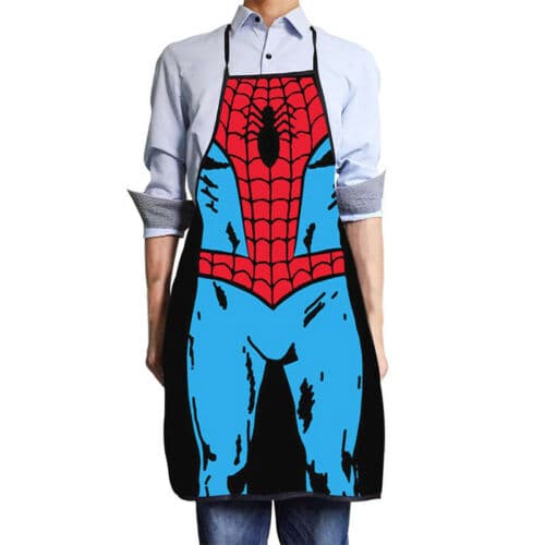 Marvel Superhero Restaurant BBQ Kjøkken Matlaging Baking Cosplay Spiderman