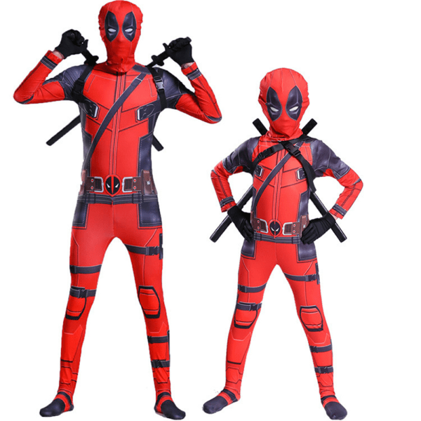 Halloween Cosplay Spider an Spiderman kostyme voksenantrekk XL M