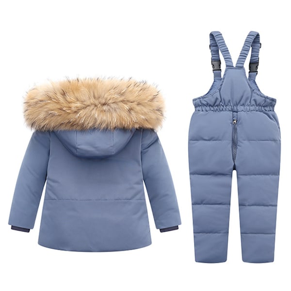 Baby vinterdress, barneklærsett blue 120cm