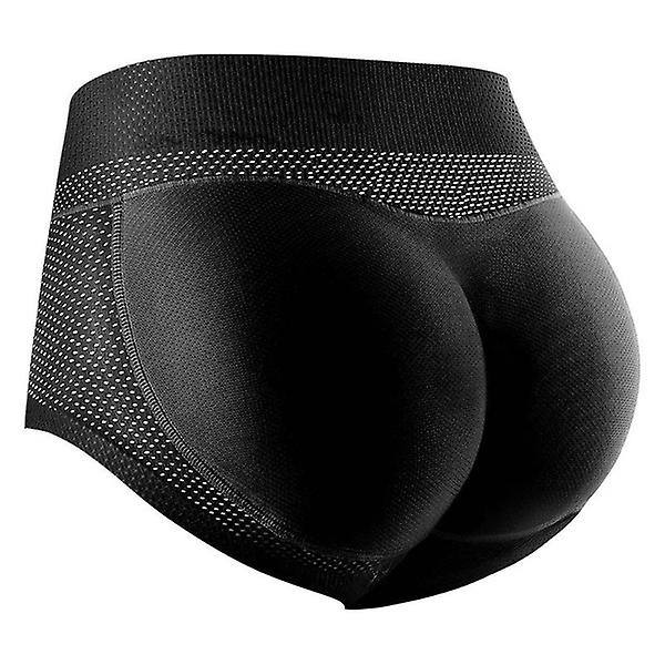 hapewear trosor för kvinnor Vadderade smala höftlyft för damer Black S