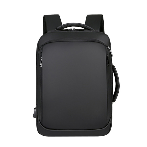 Män Notebook Ryggsäck Vattentät Bookbag Resväska black