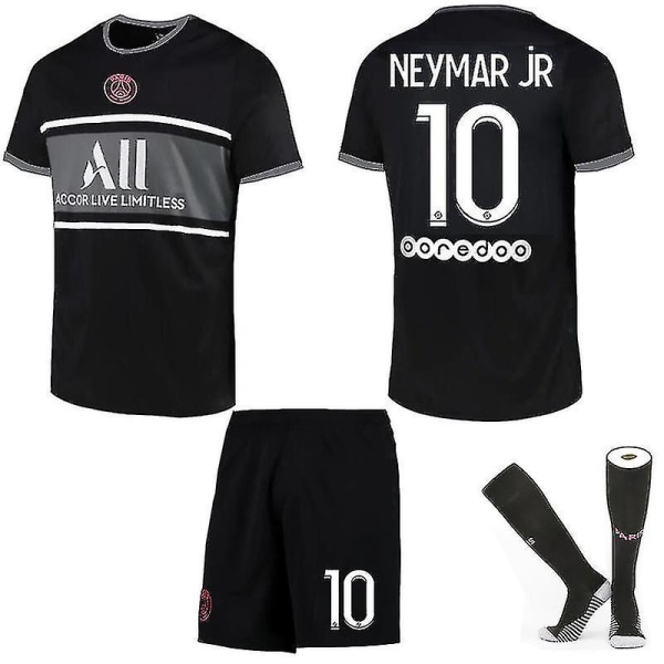 Jalkapallosarjat Jalkapallo Jersey Training T-paitapuku 21/22 New Season Par 21 22 PSG Neymar JR 10 2XL