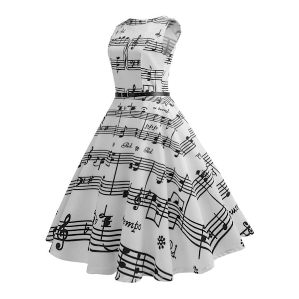 Kvinder kjole Medium kjole Big Swing Music Symbol Swing Music L