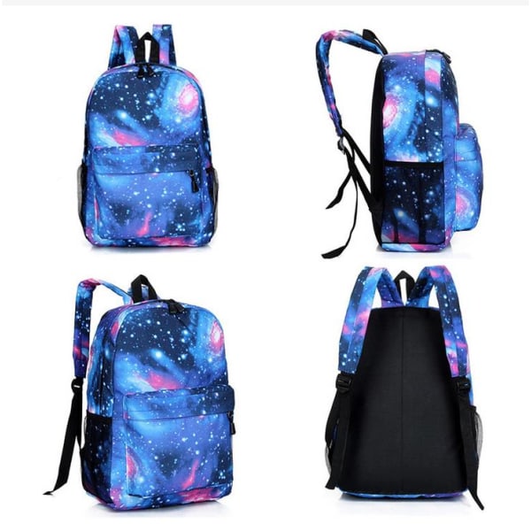 Trendikäs Cr7 3-osainen reppu Mochila Student Capacity