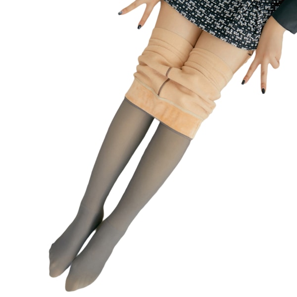 Naisten Lämpimät Leggingsit Elastiset Paksut Push Up Pants Vapaa-aika Ohut Type 5