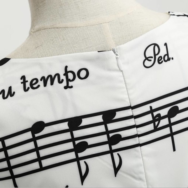 Kvinder kjole Medium kjole Big Swing Music Symbol Swing Music XL
