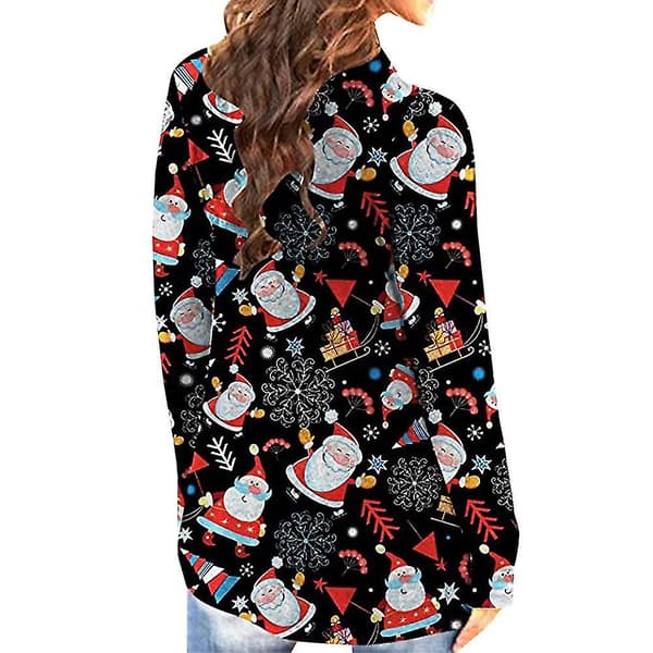 Hmwy-christmas Kvinder Åben Front Coat Langærmet X