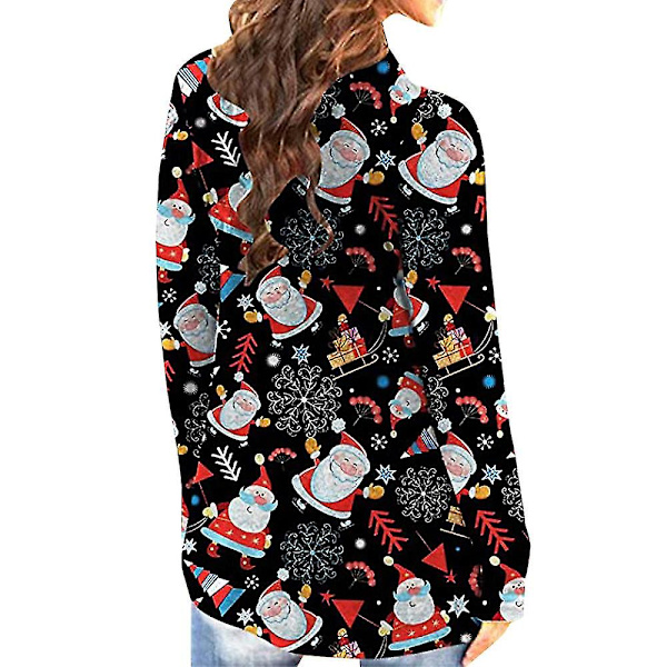 Hmwy-christmas Women Open Front Coat Långärmad X