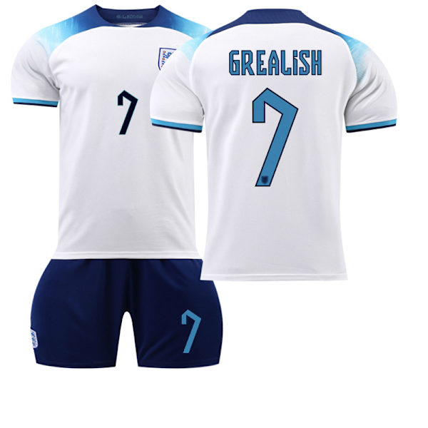 England skjorte 22/23 Hjemme nr. 9 Kane fotballdrakt Set 22(130-135)