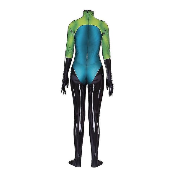 Voyd Cosplay The Incredibles 2 Cosplay For Voksne Børn Kvinder - green Adult XL