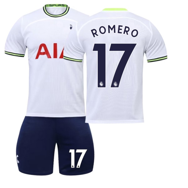 22 Tottenham hjemmebanetrøje NR. 17 Romero skjorte #M