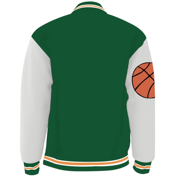 Stranger Things 4 Lucas Sinclair Hawkins Letter H Print Jacket 4XL