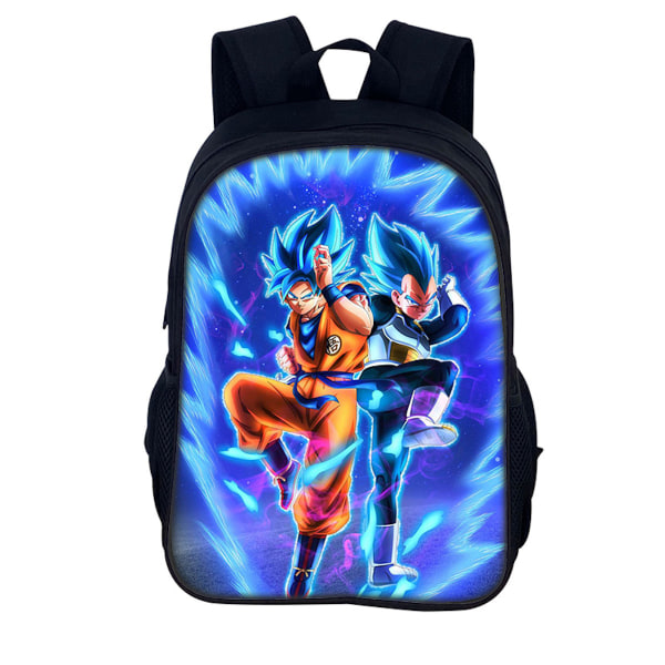 Dragon Balls Sun Goku Anime Skolryggsäck Casual Daypack Ryggsäck Cool bokväska