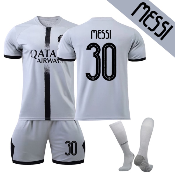 22-23 säsongen Champions League Edition Paris fotbollsuniformer Messi 30 S