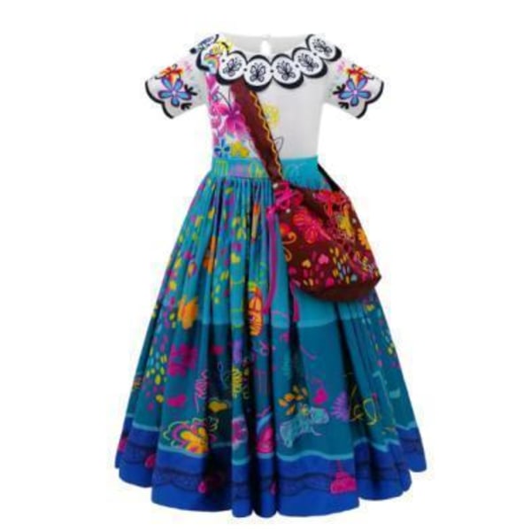 Färgglad Encanto Mirabel Maskeraddräkt multicolor 152