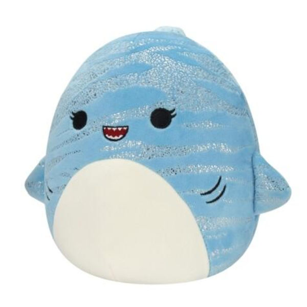 Squishmallows Lamar Blåhvalhajen, 30 cm