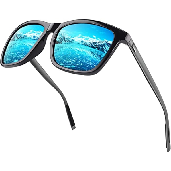 Polariserade solglasögon för män kvinnor Retro solglasögon herr solglasögon, kör fiske Cykling