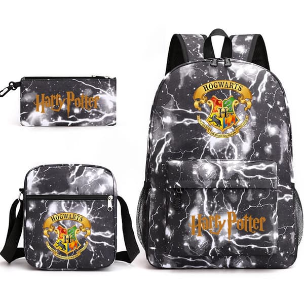 Barns Harry Potter tredelad skolväska