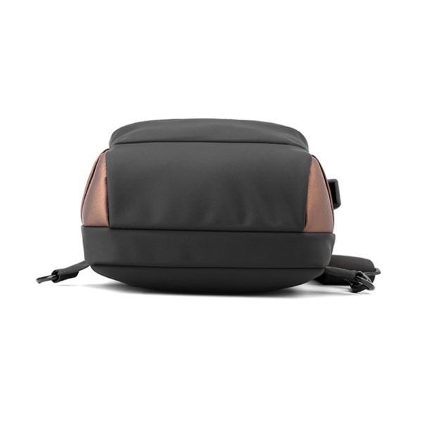 Herr Multifunksjon Stålbeskyttelse USB Axelväska Crossbody Bag Tra A1