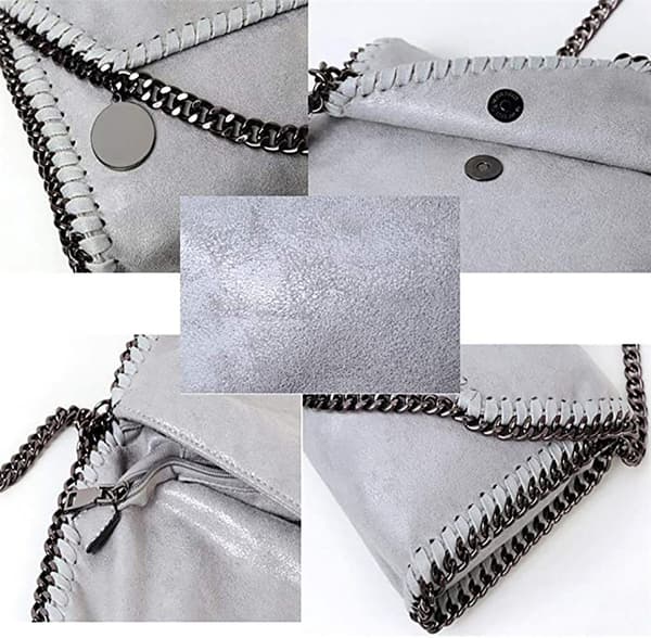 Damehåndtasker, clutches, elegante skuldertasker, metallisk kæde