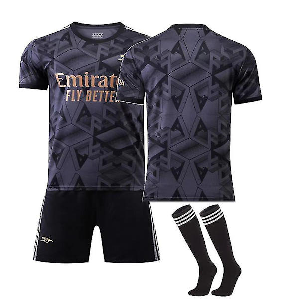 2223 Arsenal fotbollströja kortärmad tröja Set Ars Adult Kids Fotbollsträningsdräkt Unnumbered adults 2XL(185-190CM)