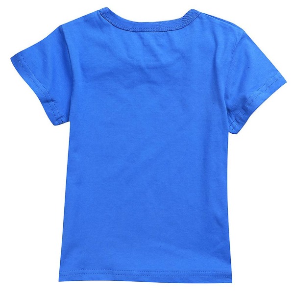 Barn Gutter Jenter Cartoon Luca kortermet T-skjorte Uformelle T-skjorter Blue 170cm