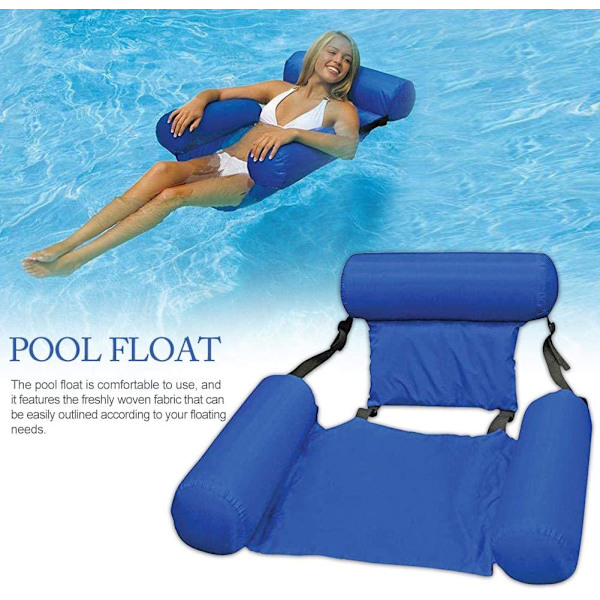 Vattenhängmatta, uppblåsbar poolstol Float Hammock Air