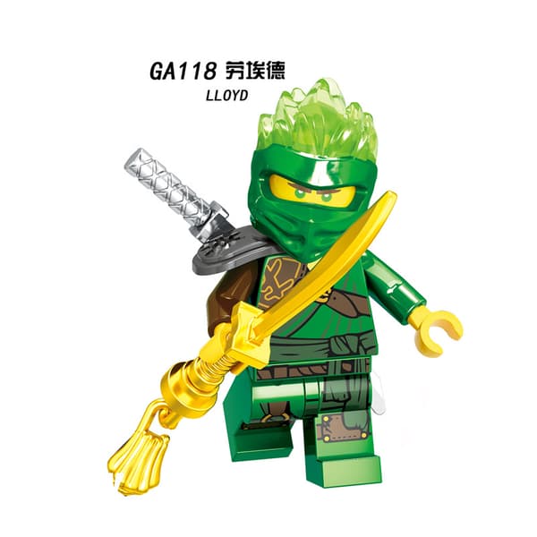 Fantomet satt sammen ninja-byggeklosser