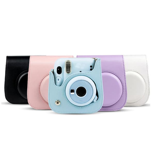 Case kamerafodral Väskhållare PU-läder för instax Mini 11 Purple