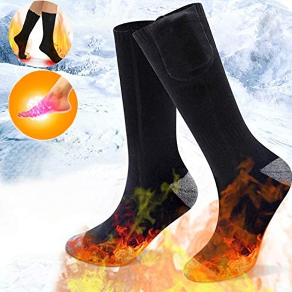 Elektriske batterioppvarmede sokker Black