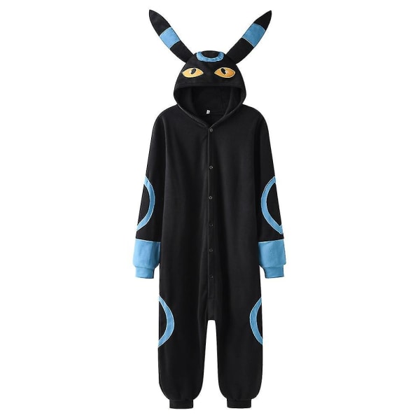 Cartoon Pyjamas Unisex Party Jumpsuit Vinter Søt Hjem Wear blue M