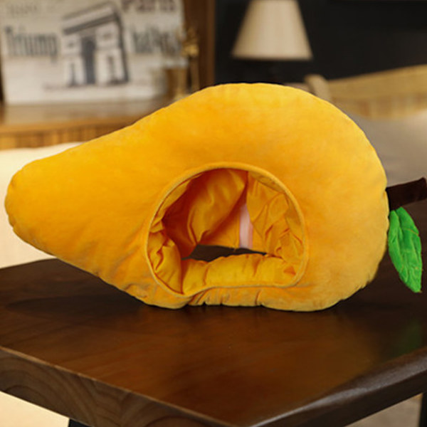 för kreativa mango form plysch hatt Rolig frukt fyllda huvudbonader Cosplay Party