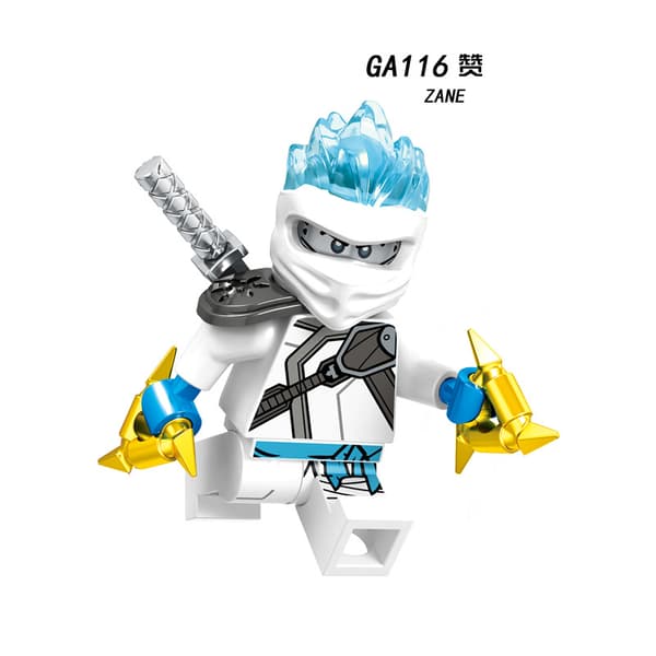 Fantomet satt sammen ninja-byggeklosser