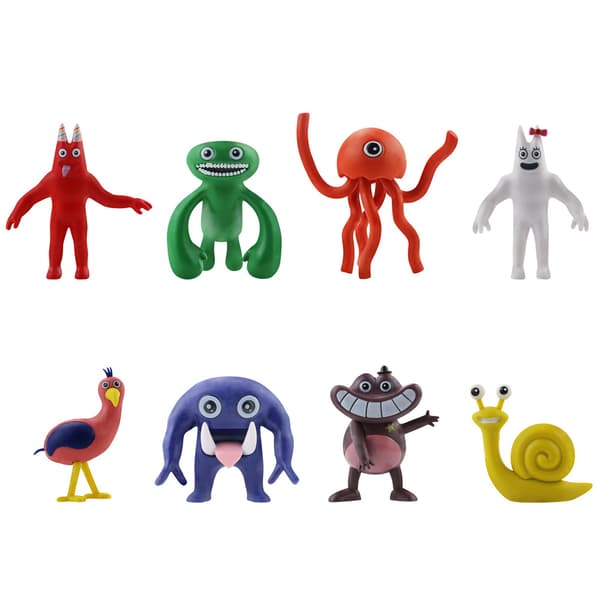 8 kpl Mini Doll Collections Toimintahahmoleikkisetin koristelu