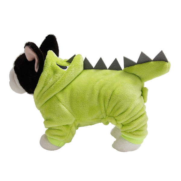 Yebay Halloween -turkiskoiran pentu Huppari Vaatteet Söpöt Dinoaurukset Rohkea Coplay-asu, Vaaleanvihreä lightgreen s