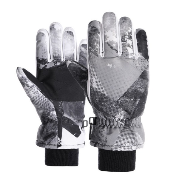 Kids Kids Snow Gloves Vindtette skihansker black