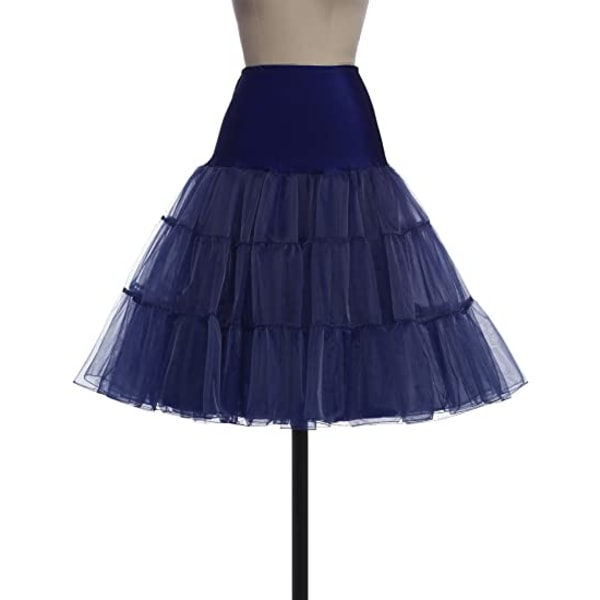 50-tals underkjol Rockabilly Dress Crinoline Tutu for women blue XL