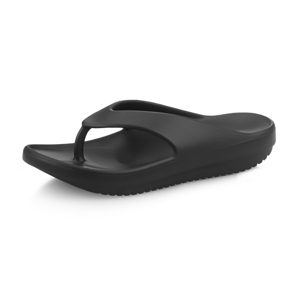 Tykke flip-flops hjemmesko fra Eva Platform Svart 275