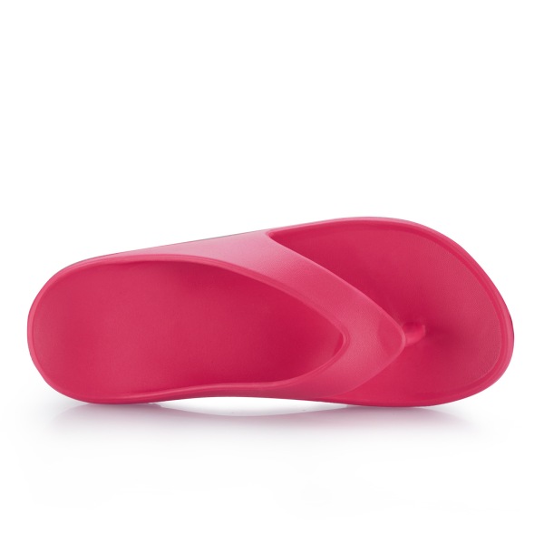 Tykke flip-flops tøfler fra Eva Platform Roes Red 245