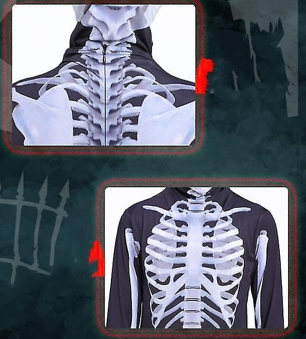Halloween kostume skelet kostumer til børn og voksne 180