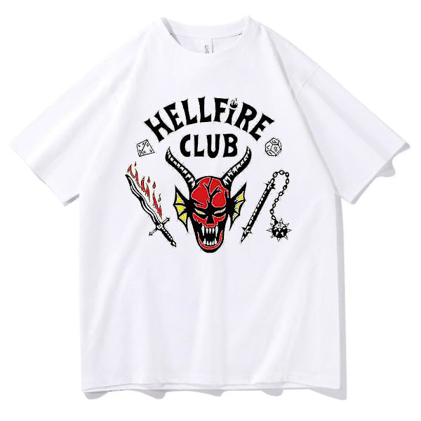 Stranger Things 4 Hellfire Club T-skjorte W Style1 M